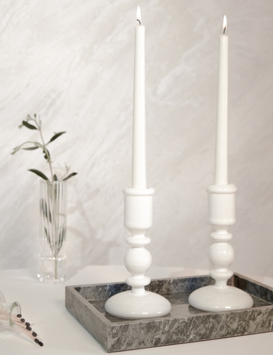 CANDELABRO VENECIA WHITE