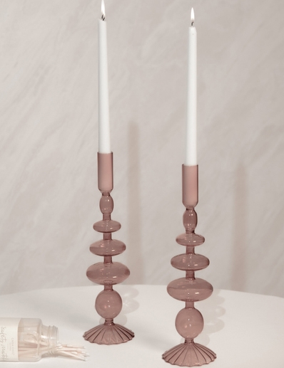 CANDELABRO MALLORCA AMBER