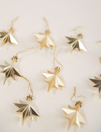 SET DE ADORNOS GOLD STAR