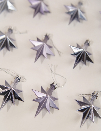 SET DE ADORNOS SILVER STAR