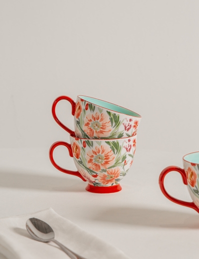 TAZA PRINTS RED