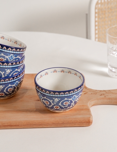 BOWL PRINTS BLUE