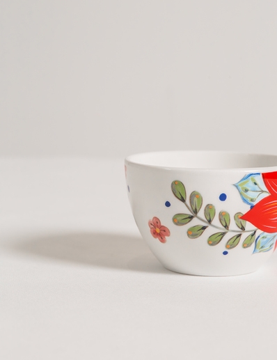 BOWL PRINTS RED