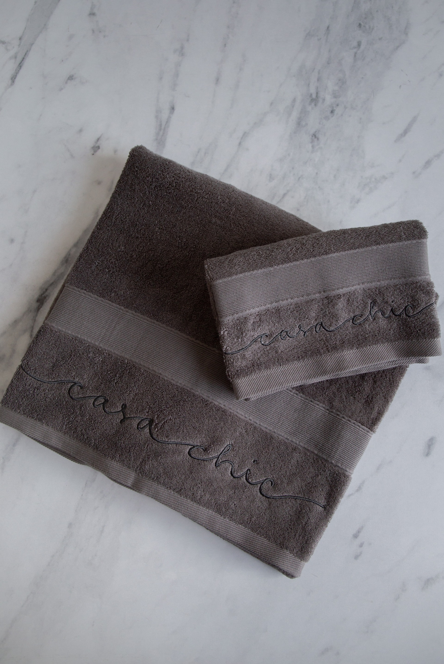 JUEGO DE TOALLAS DARK GREY