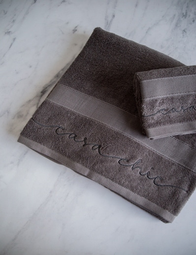 JUEGO DE TOALLAS DARK GREY