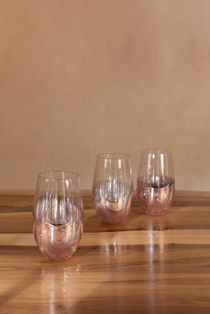 VASO PINK BURDEOS