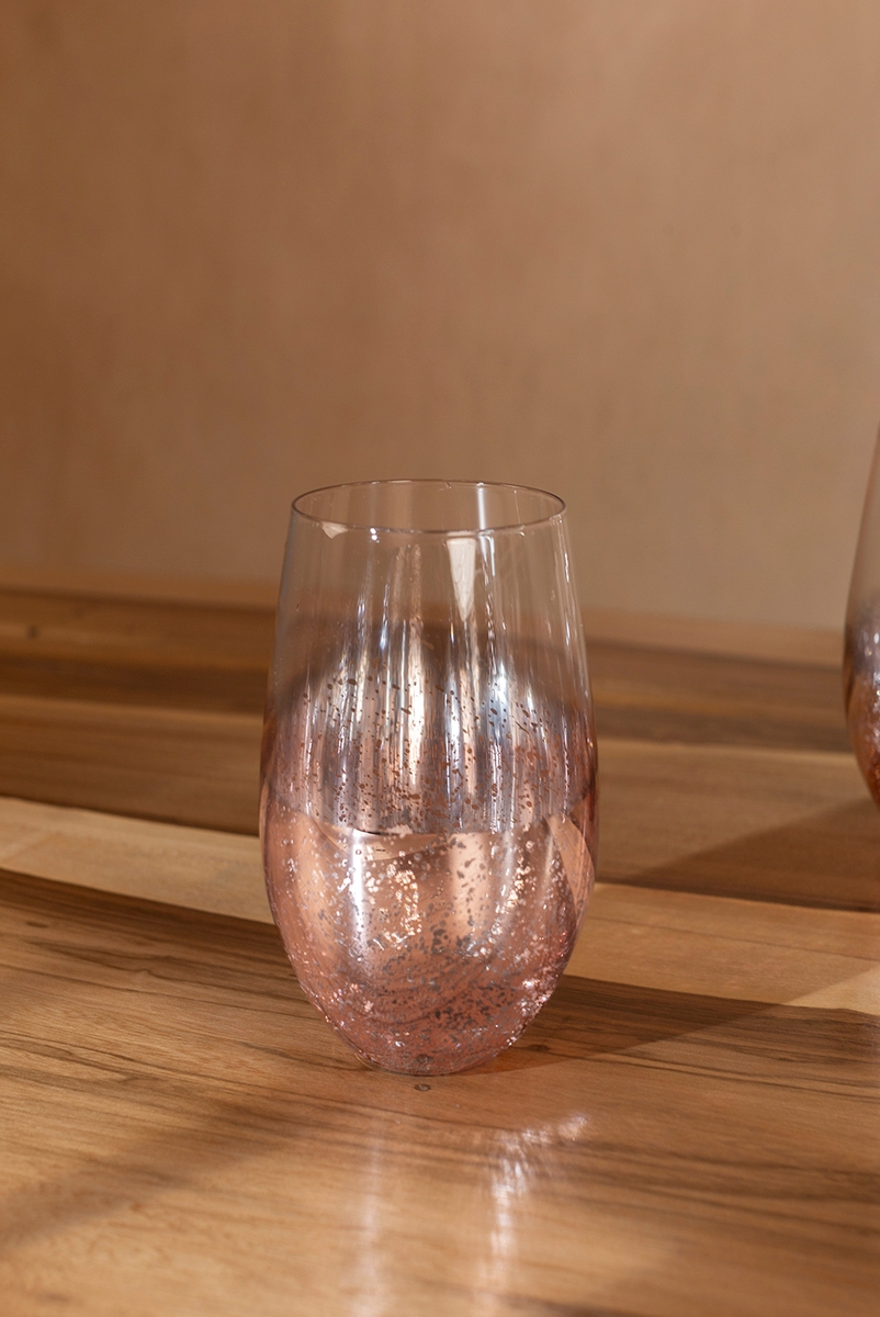 VASO PINK BURDEOS